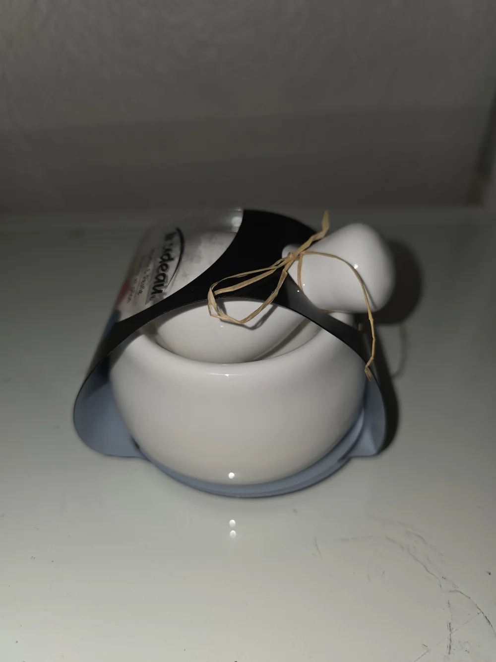 Trudeau White Porcelain Mortar & Pestle